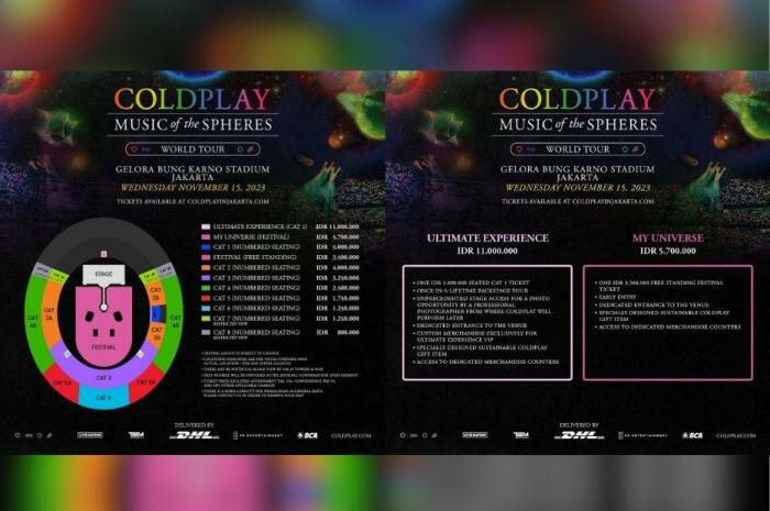 Promotor Peringatkan Pembeli Tiket Konser Coldplay Tidak Posting di Sosmed: Itu Bersifat Rahasia!