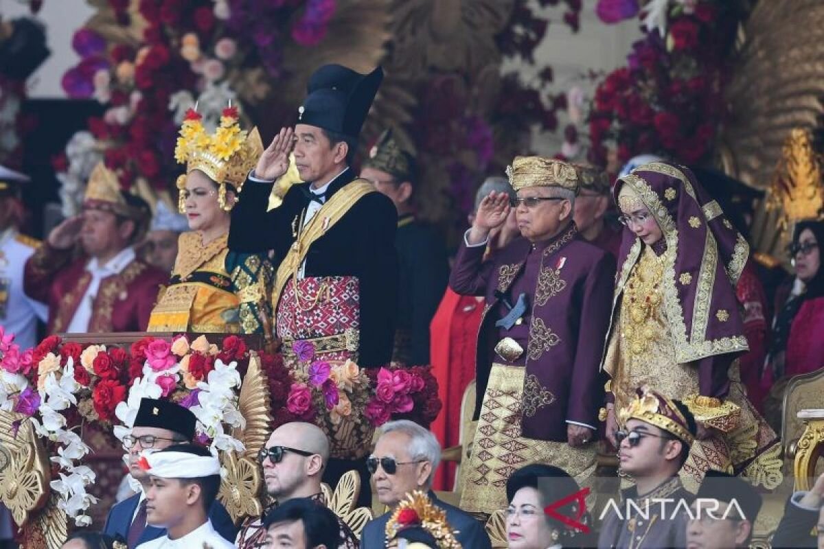 Ibu Negara kenakan baju adat Bali saat hadiri HUT RI