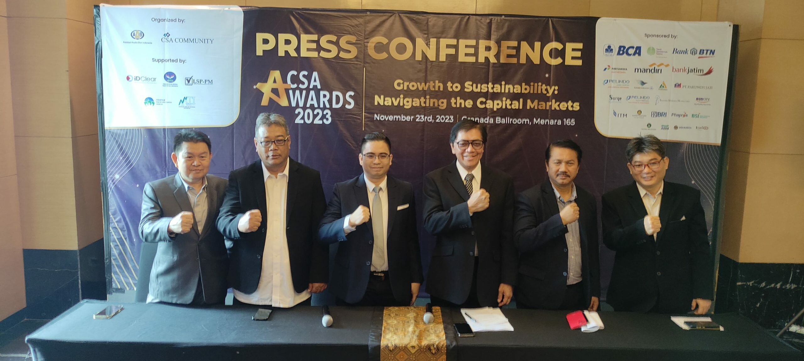 Konferensi Pers CSA Award, di Jakarta, Kamis (23/11/2023)(MATRANEWS.id / Idris Daulat)