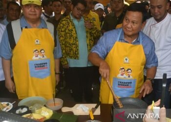 Konsolidasi Partai Golkar sosialisasikan makan siang gratis