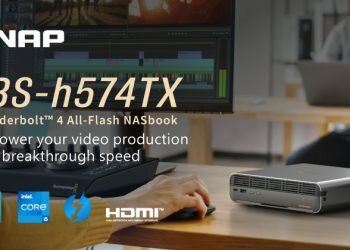 QNAP Merilis NASbook Thunderbolt™ 4 All-Flash – TBS-h574TX Mendukung Produksi Video dengan Kecepatan Tinggi dan SSD M.2 Hot-Swappable