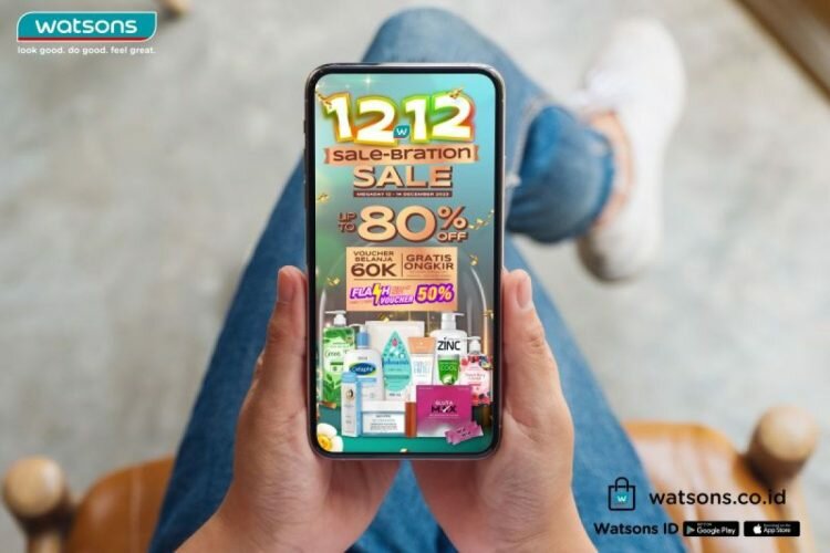 Watsons ramaikan Harbolnas 12.12 dengan program “Sale-bration Sale”