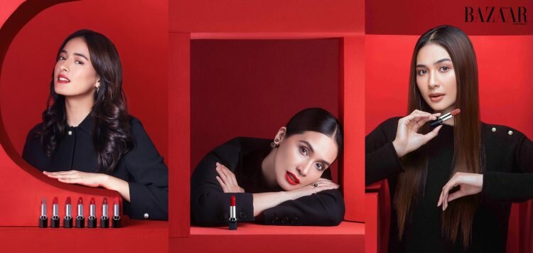 Ketika Marsha Timothy, Mikha Tambayong, dan Mawar Eva Memakai Lipstik Ikonis Dior
